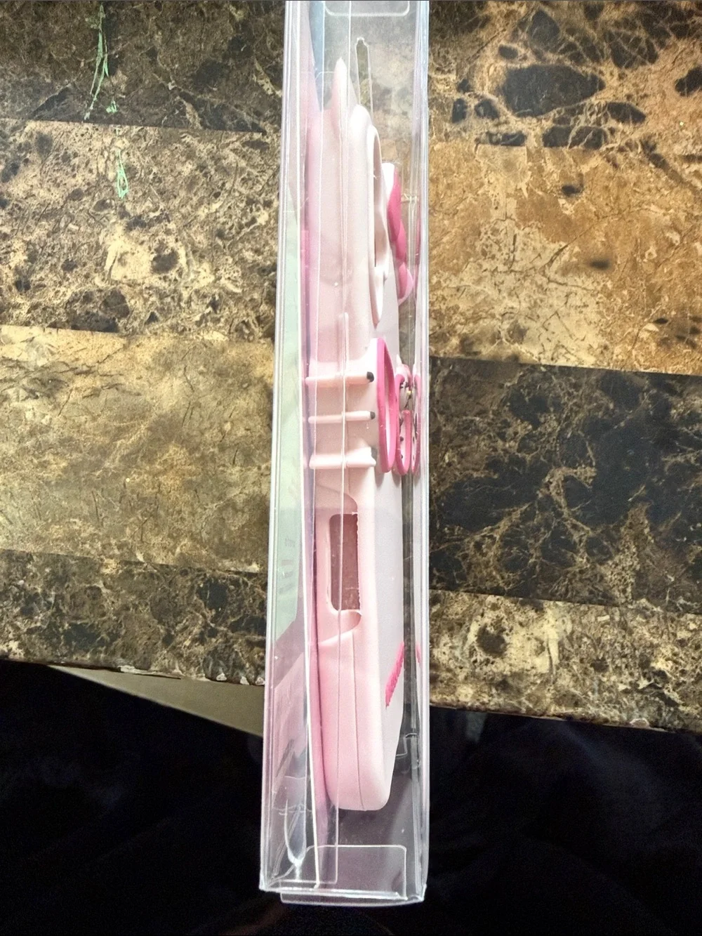 Hello Kitty Pink & White iPhone 16 Case with 3D Glasses Accent